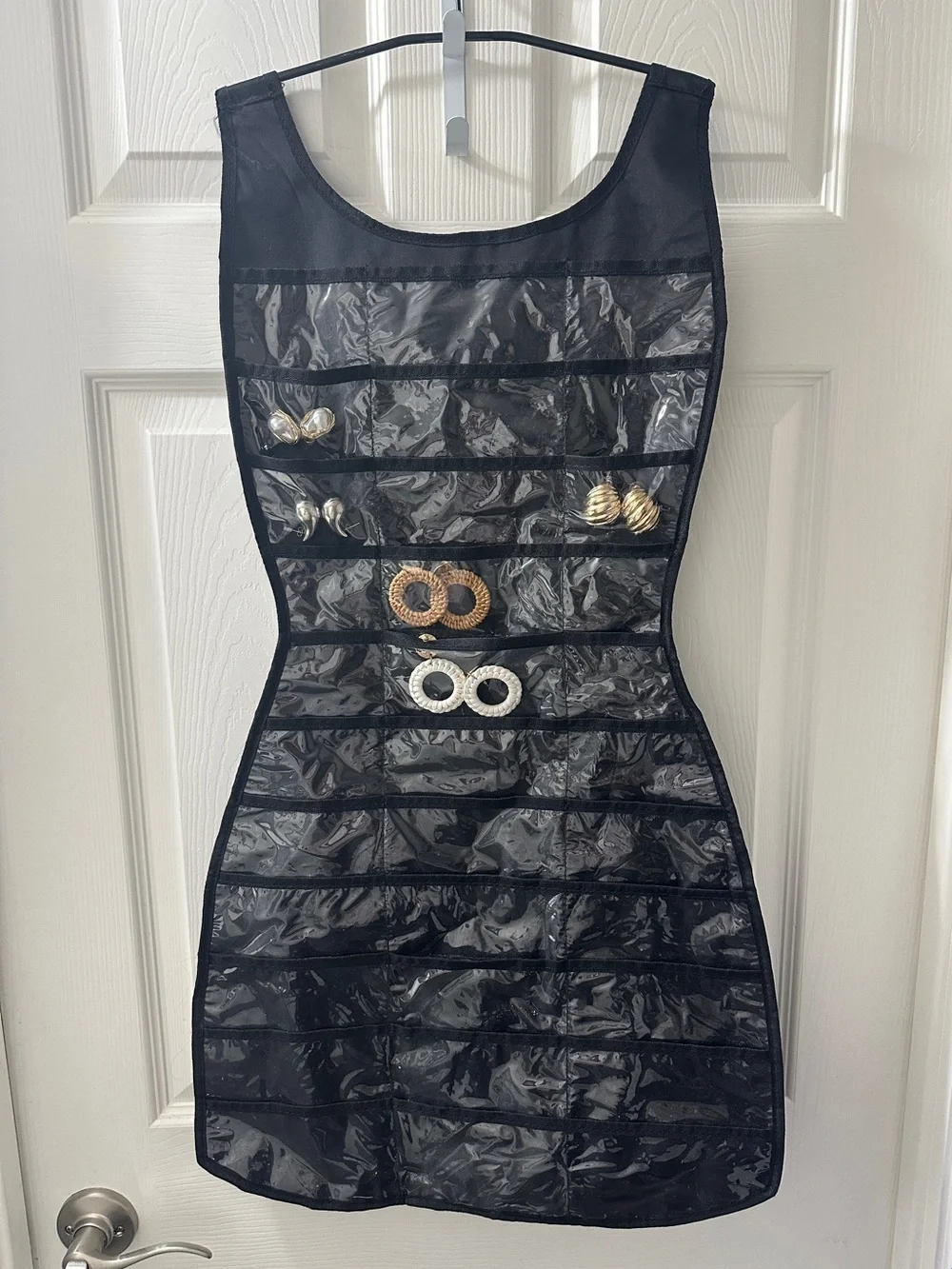 Cute Dress-Shaped Jewelry Organizer | Double-Sided Hanging Storage